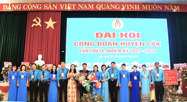 Đại hội Công đoàn huyện Lắk lần thứ IX, nhiệm kỳ 2023 – 2028